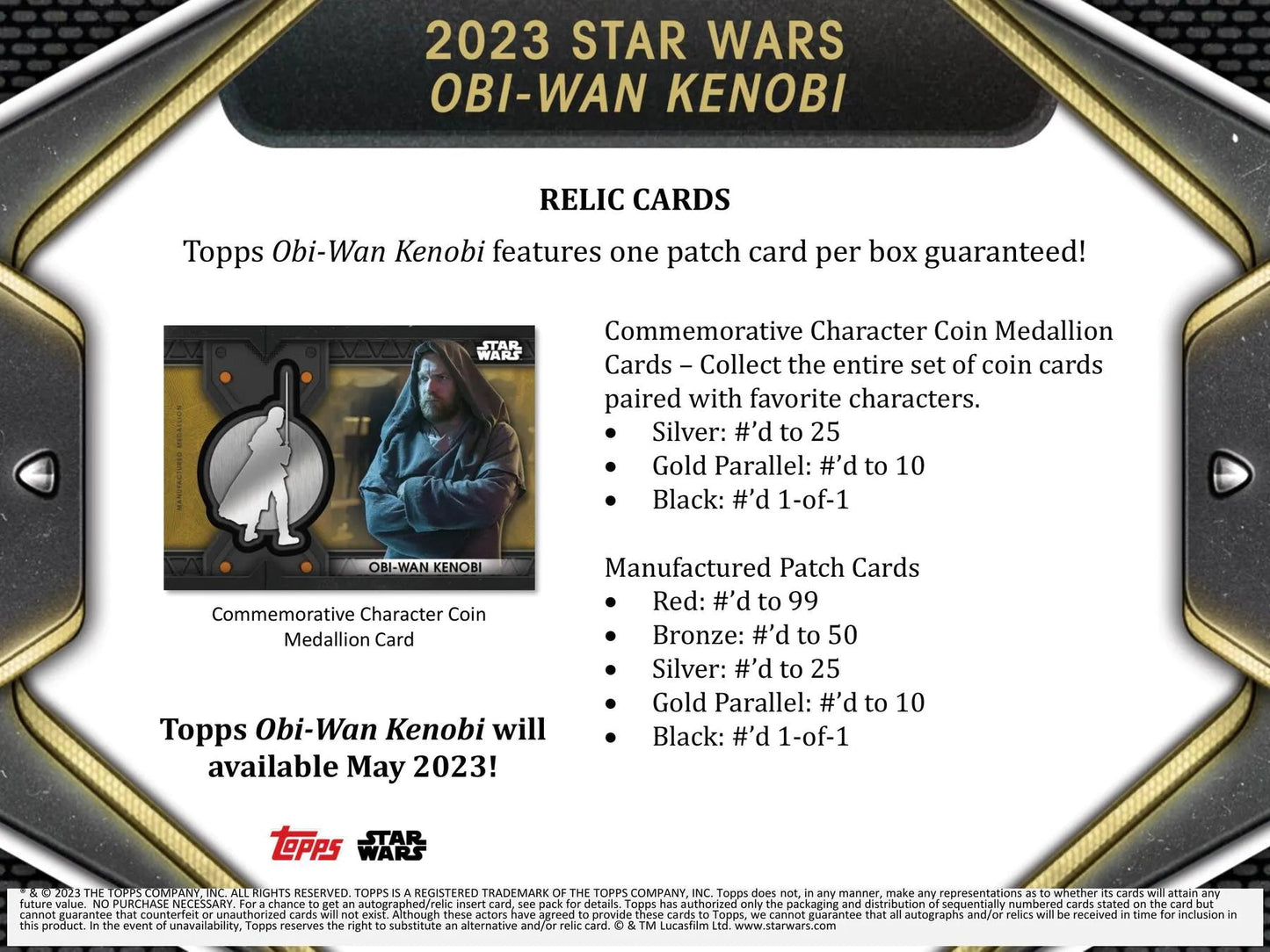 2023 Topps Star Wars Obi - Wan 10 - Pack Blaster Box - Columbia Hobby - Sports Card Boxes - Toploaders - Card Savers