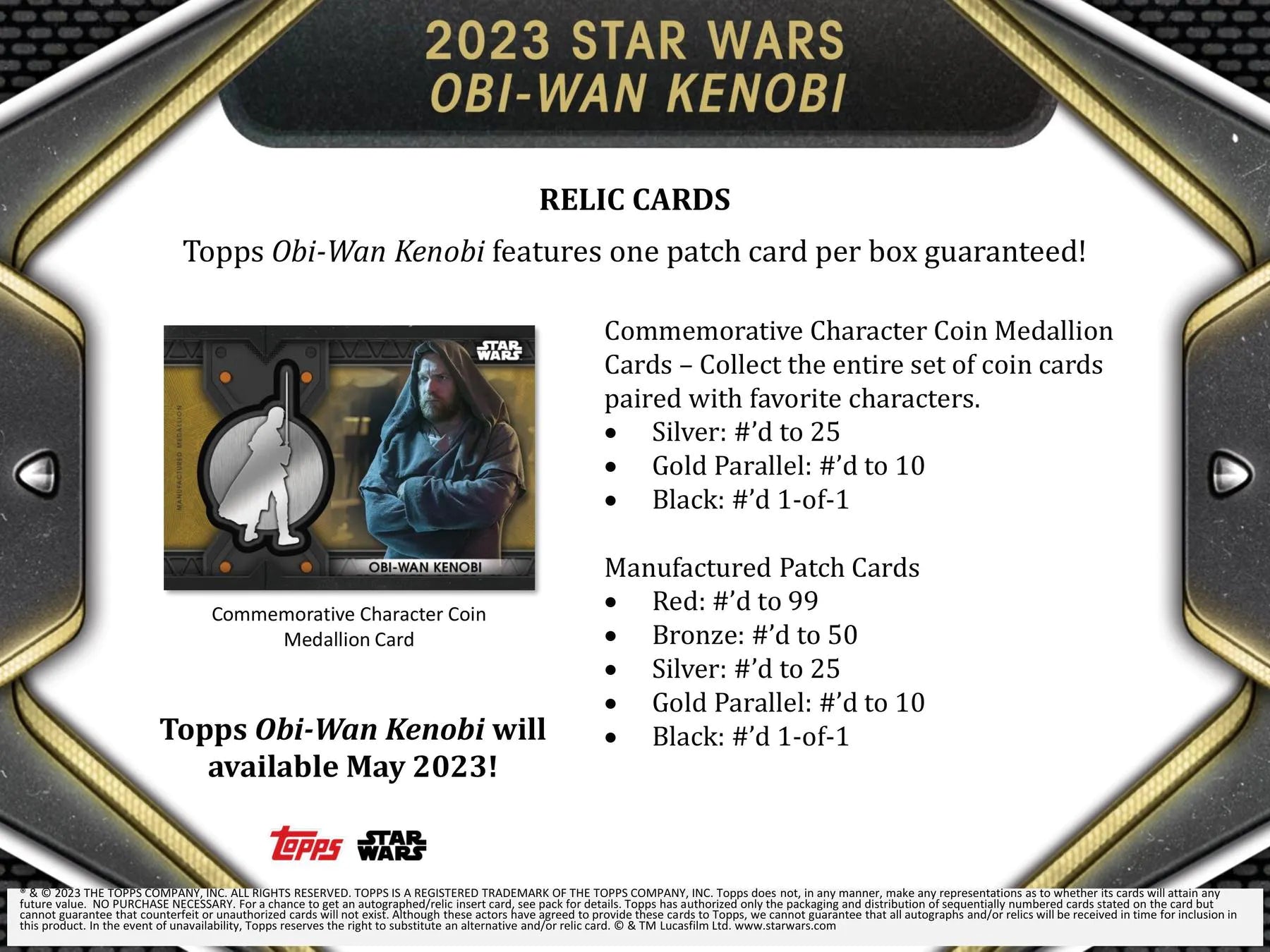 2023 Topps Star Wars Obi - Wan 10 - Pack Blaster Box - Columbia Hobby - Sports Card Boxes - Toploaders - Card Savers