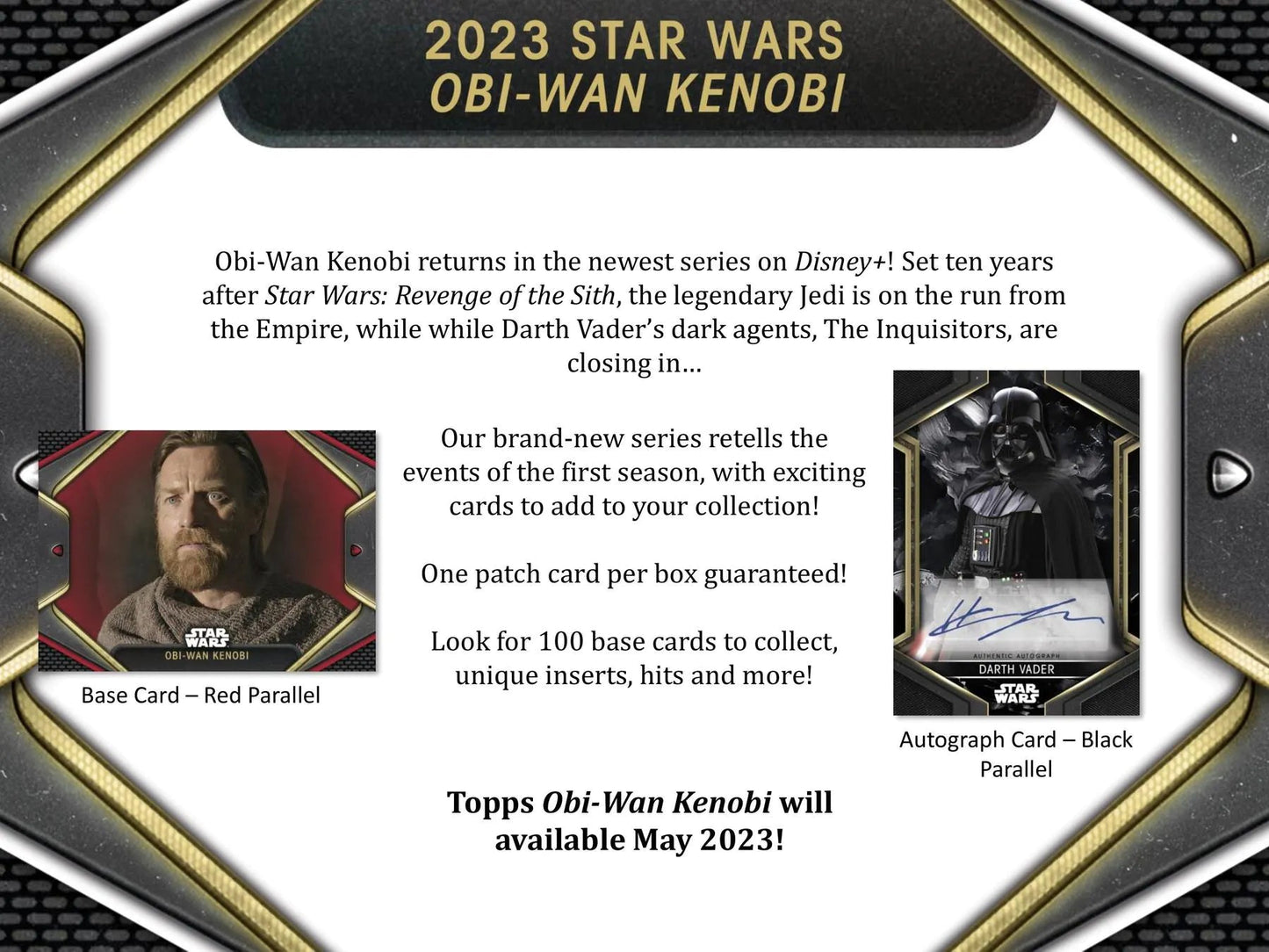 2023 Topps Star Wars Obi - Wan 10 - Pack Blaster Box - Columbia Hobby - Sports Card Boxes - Toploaders - Card Savers