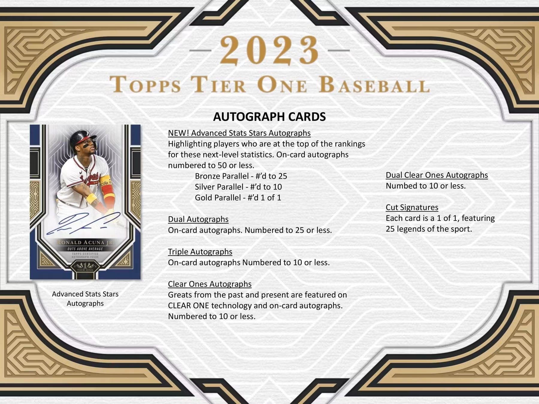 2023 Topps Tier One Baseball Hobby Box - Columbia Hobby - Sports Card Boxes - Toploaders - Card Savers