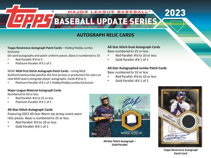 2023 Topps Update Series Baseball Hobby Box - Columbia Hobby - Sports Card Boxes - Toploaders - Card Savers