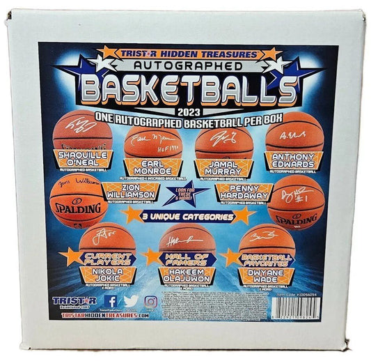 2023 Tristar Hidden Treasures Autographed Basketball Box - Columbia Hobby - Sports Card Boxes - Toploaders - Card Savers