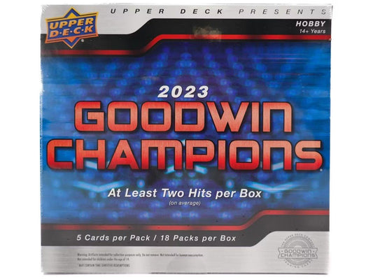 2023 Upper Deck Goodwin Champions Hobby Box - Columbia Hobby - Sports Card Boxes - Toploaders - Card Savers
