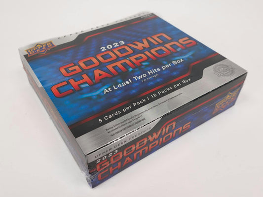 2023 Upper Deck Goodwin Champions Hobby Box | Columbia Sports Cards - Columbia Hobby - Sports Card Boxes - Toploaders - Card Savers