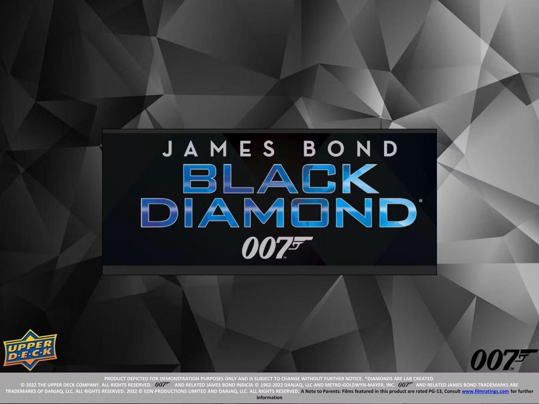 2023 Upper Deck James Bond 007 Black Diamond Trading Cards Hobby Box - Columbia Hobby - Sports Card Boxes - Toploaders - Card Savers