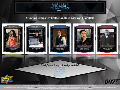 2023 Upper Deck James Bond 007 Black Diamond Trading Cards Hobby Box - Columbia Hobby - Sports Card Boxes - Toploaders - Card Savers
