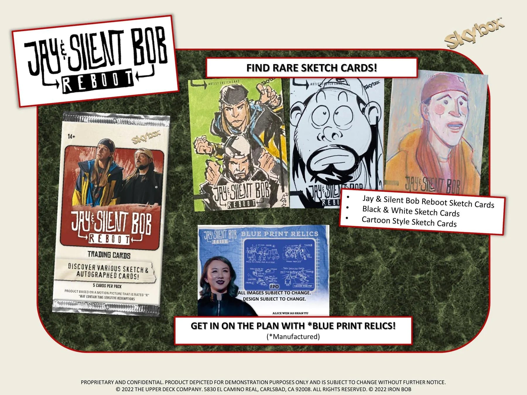2023 Upper Deck Jay & Silent Bob Reboot Hobby Box - Columbia Hobby - Sports Card Boxes - Toploaders - Card Savers