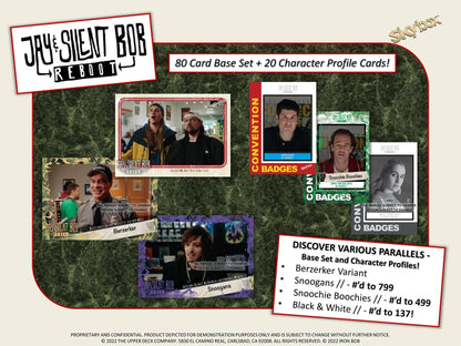 2023 Upper Deck Jay & Silent Bob Reboot Hobby Box - Columbia Hobby - Sports Card Boxes - Toploaders - Card Savers