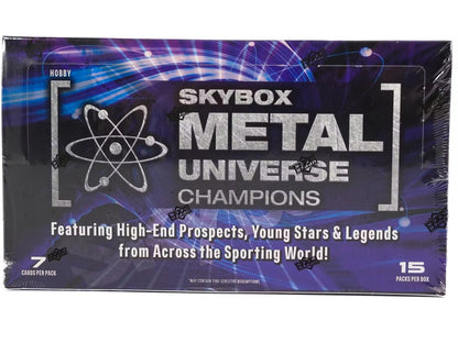 2023 Upper Deck Skybox Metal Universe Champions Hobby Box - Columbia Hobby - Sports Card Boxes - Toploaders - Card Savers