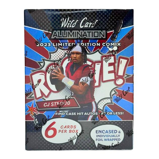 2023 Wild Card Alumination CJ Stroud Rookie COMIX Hobby Box - Columbia Hobby - Sports Card Boxes - Toploaders - Card Savers