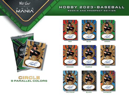 2023 Wild Card Auto Mania Rookie & Prospect Edition Baseball Hobby Box - Columbia Hobby - Sports Card Boxes - Toploaders - Card Savers
