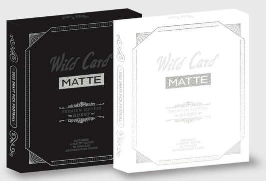 2023 Wild Card Matte Football Premium Edition Hobby Box - Columbia Hobby - Sports Card Boxes - Toploaders - Card Savers