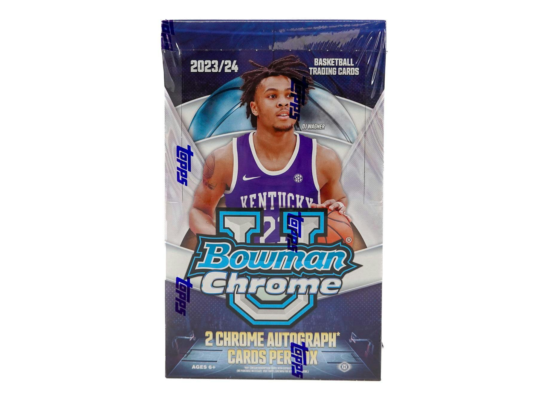 2023/24 Bowman University Chrome Basketball Hobby Box - Columbia Hobby - Sports Card Boxes - Toploaders - Card Savers