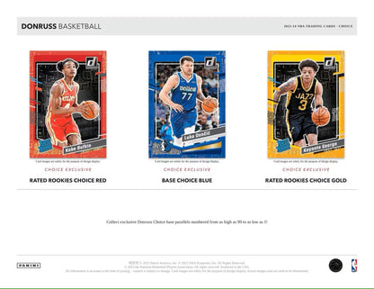 2023/24 Panini Donruss Basketball Choice Box - Columbia Hobby - Sports Card Boxes - Toploaders - Card Savers