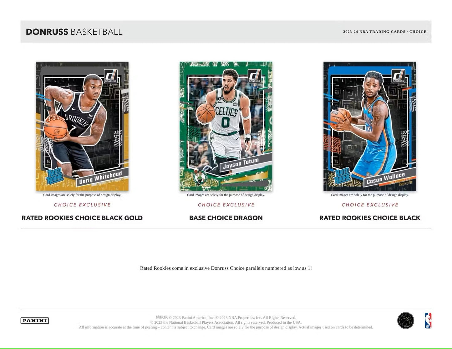 2023/24 Panini Donruss Basketball Choice Box - Columbia Hobby - Sports Card Boxes - Toploaders - Card Savers