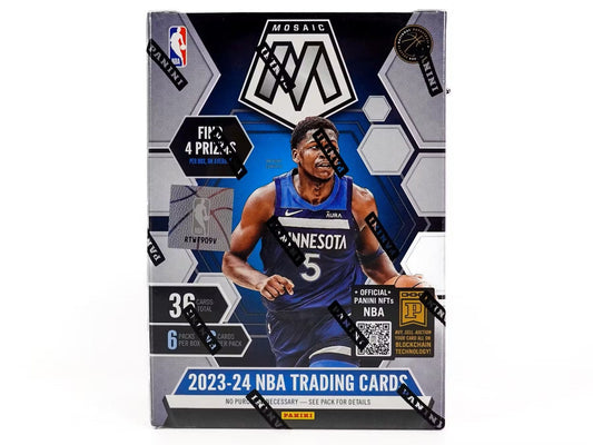 2023/24 Panini Mosaic Basketball 6 - Pack Blaster Box - Columbia Hobby - Sports Card Boxes - Toploaders - Card Savers