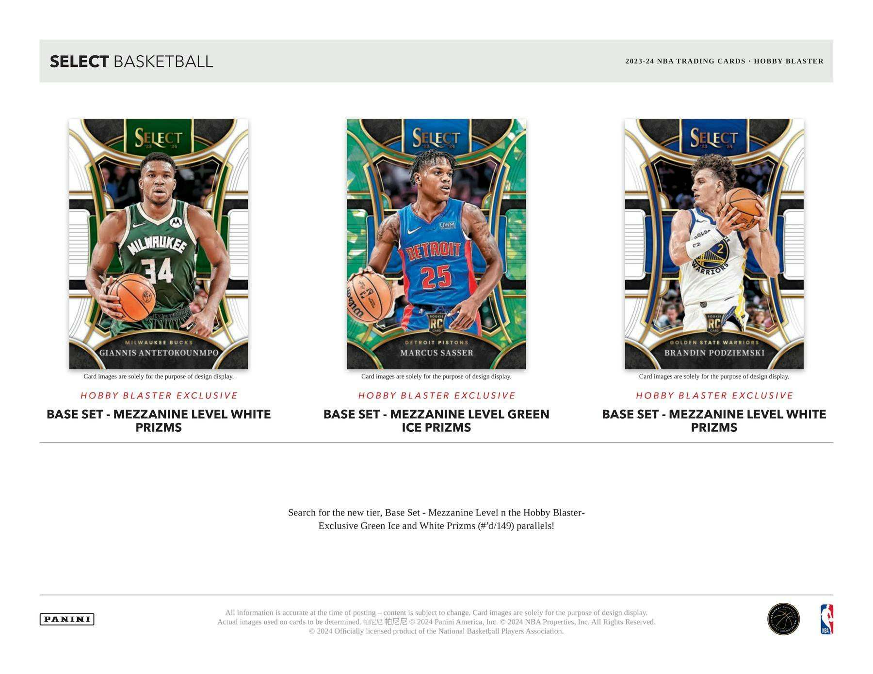 2023/24 Panini Select Basketball 6 - Pack Hobby Blaster Box (Green Prizms) - Columbia Hobby - Sports Card Boxes - Toploaders - Card Savers