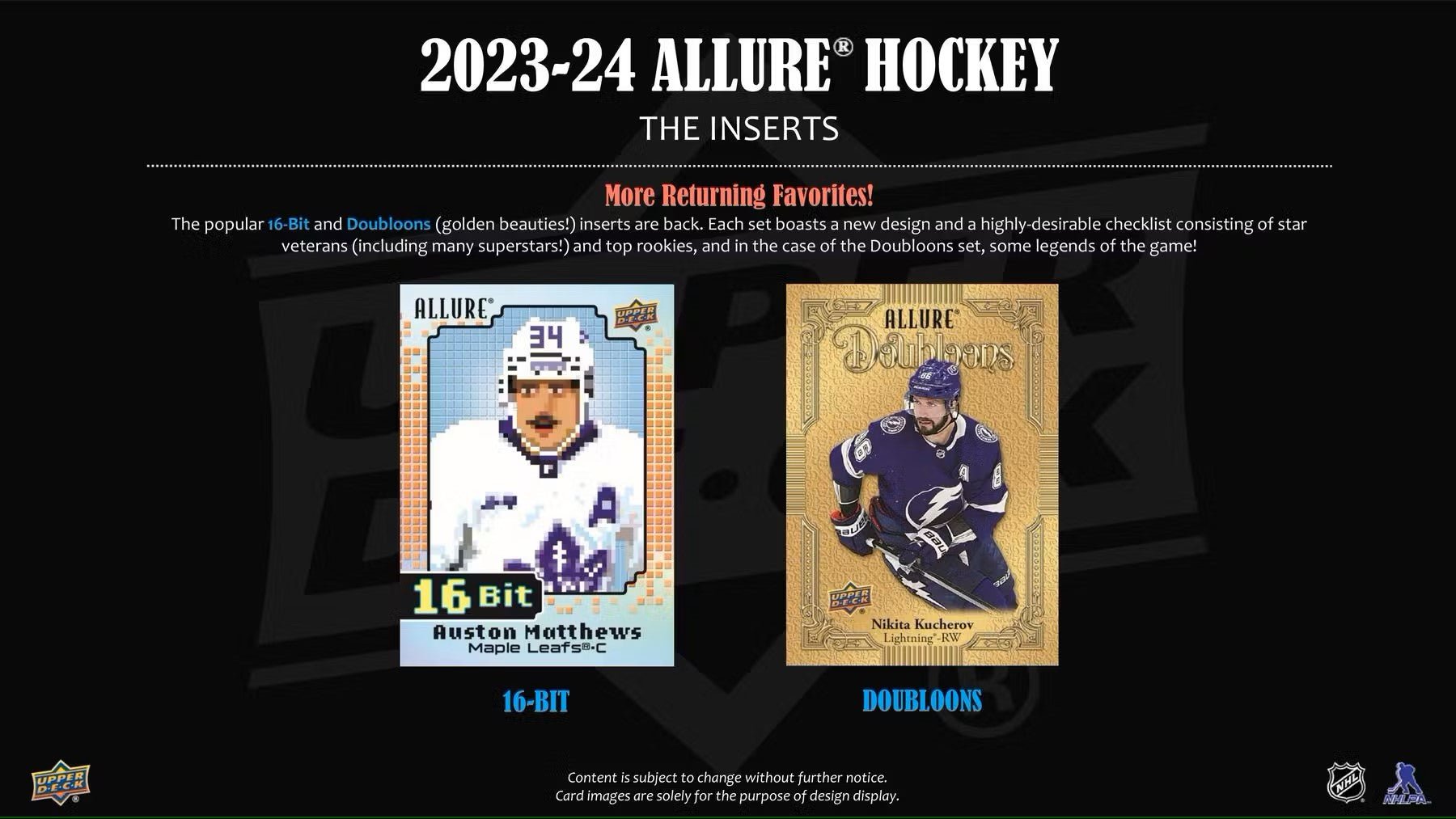 2023/24 Upper Deck Allure Hockey Hobby Box | Columbia Sports Cards - Columbia Hobby - Sports Card Boxes - Toploaders - Card Savers