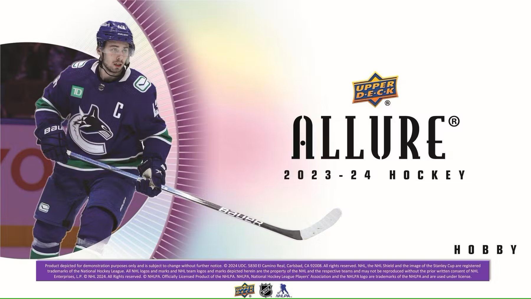 2023/24 Upper Deck Allure Hockey Hobby Box | Columbia Sports Cards - Columbia Hobby - Sports Card Boxes - Toploaders - Card Savers