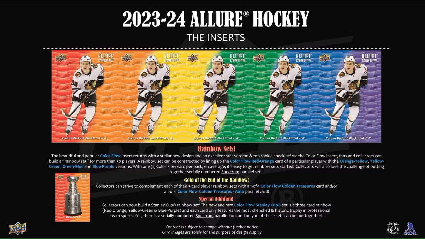 2023/24 Upper Deck Allure Hockey Hobby Box | Columbia Sports Cards - Columbia Hobby - Sports Card Boxes - Toploaders - Card Savers