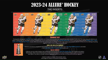 2023/24 Upper Deck Allure Hockey Hobby Box | Columbia Sports Cards - Columbia Hobby - Sports Card Boxes - Toploaders - Card Savers