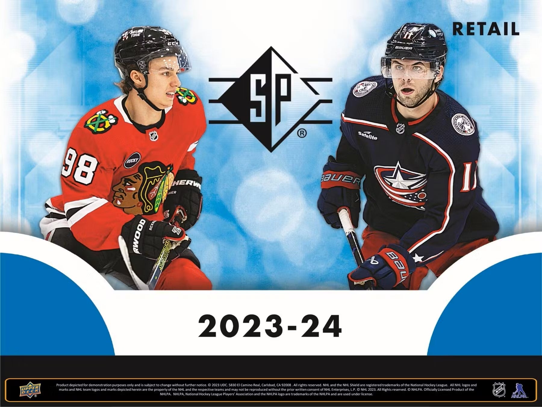 2023/24 Upper Deck SP Hockey 8 - Pack Blaster Box - Columbia Hobby - Sports Card Boxes - Toploaders - Card Savers