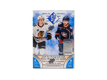 2023/24 Upper Deck SP Hockey 8 - Pack Blaster Box - Columbia Hobby - Sports Card Boxes - Toploaders - Card Savers