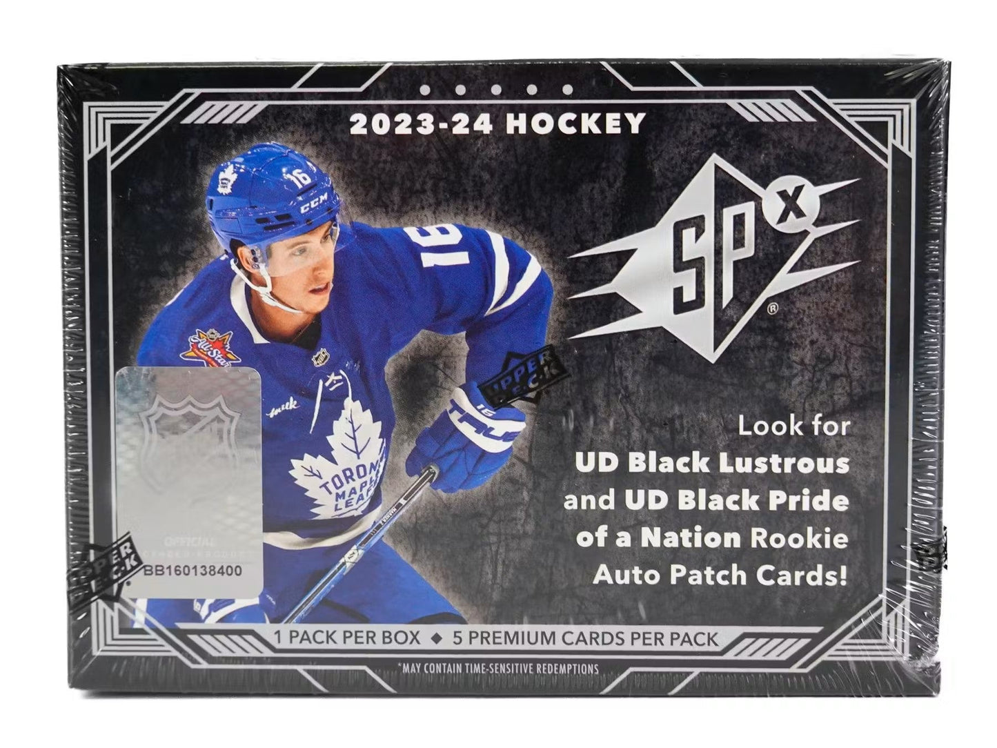 2023/24 Upper Deck SPx Hockey Hobby Box - Columbia Hobby - Sports Card Boxes - Toploaders - Card Savers
