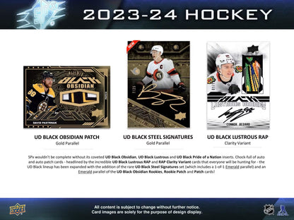 2023/24 Upper Deck SPx Hockey Hobby Box - Columbia Hobby - Sports Card Boxes - Toploaders - Card Savers