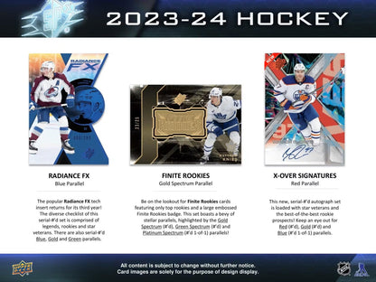 2023/24 Upper Deck SPx Hockey Hobby Box - Columbia Hobby - Sports Card Boxes - Toploaders - Card Savers