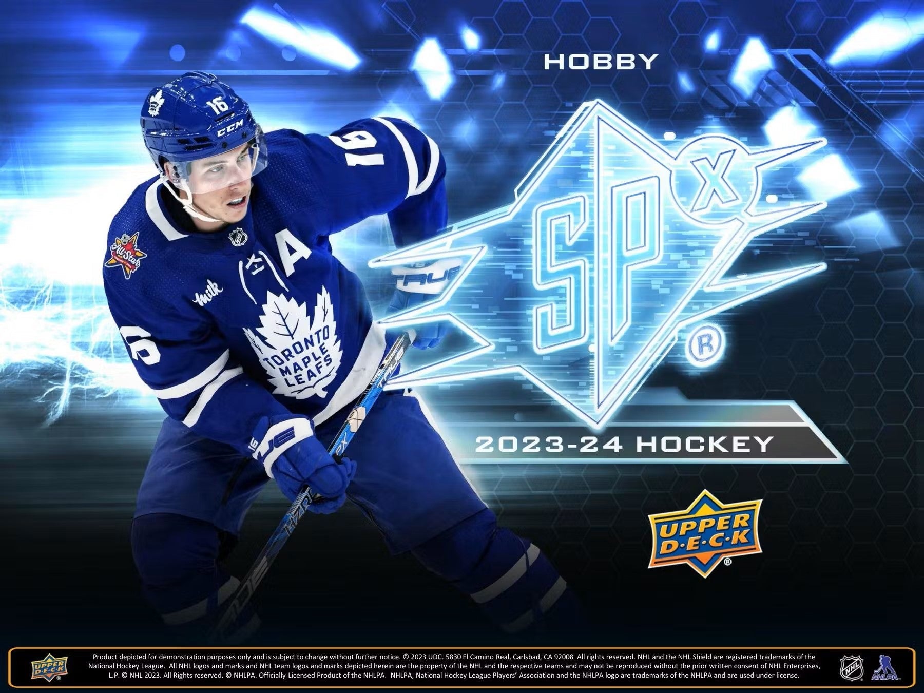 2023/24 Upper Deck SPx Hockey Hobby Box - Columbia Hobby - Sports Card Boxes - Toploaders - Card Savers