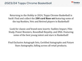 2023-24 Topps Chrome Basketball Blaster Box