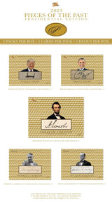 2023 Super Break Pieces of the Past Presidential Edition Hobby Box