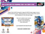 2022-23 Topps Finest UEFA Club Competitions Soccer Hobby Box