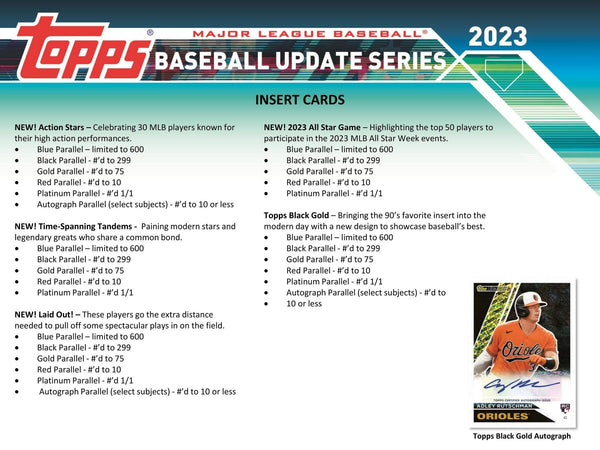 2023 Topps Update Series Baseball Hobby Jumbo Box