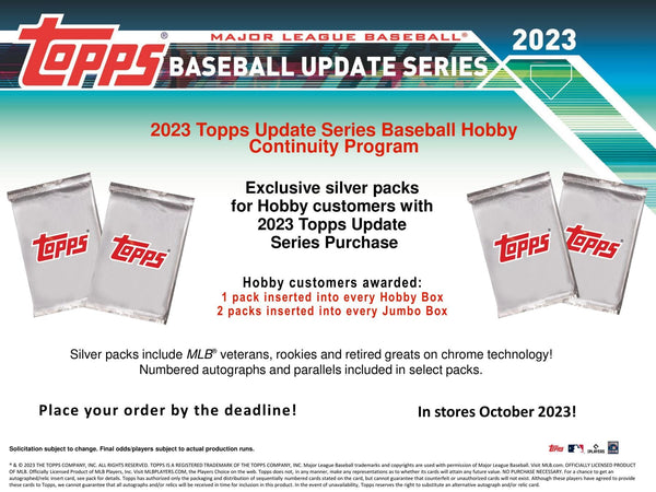 2023 Topps Update Series Baseball Hobby Jumbo Box
