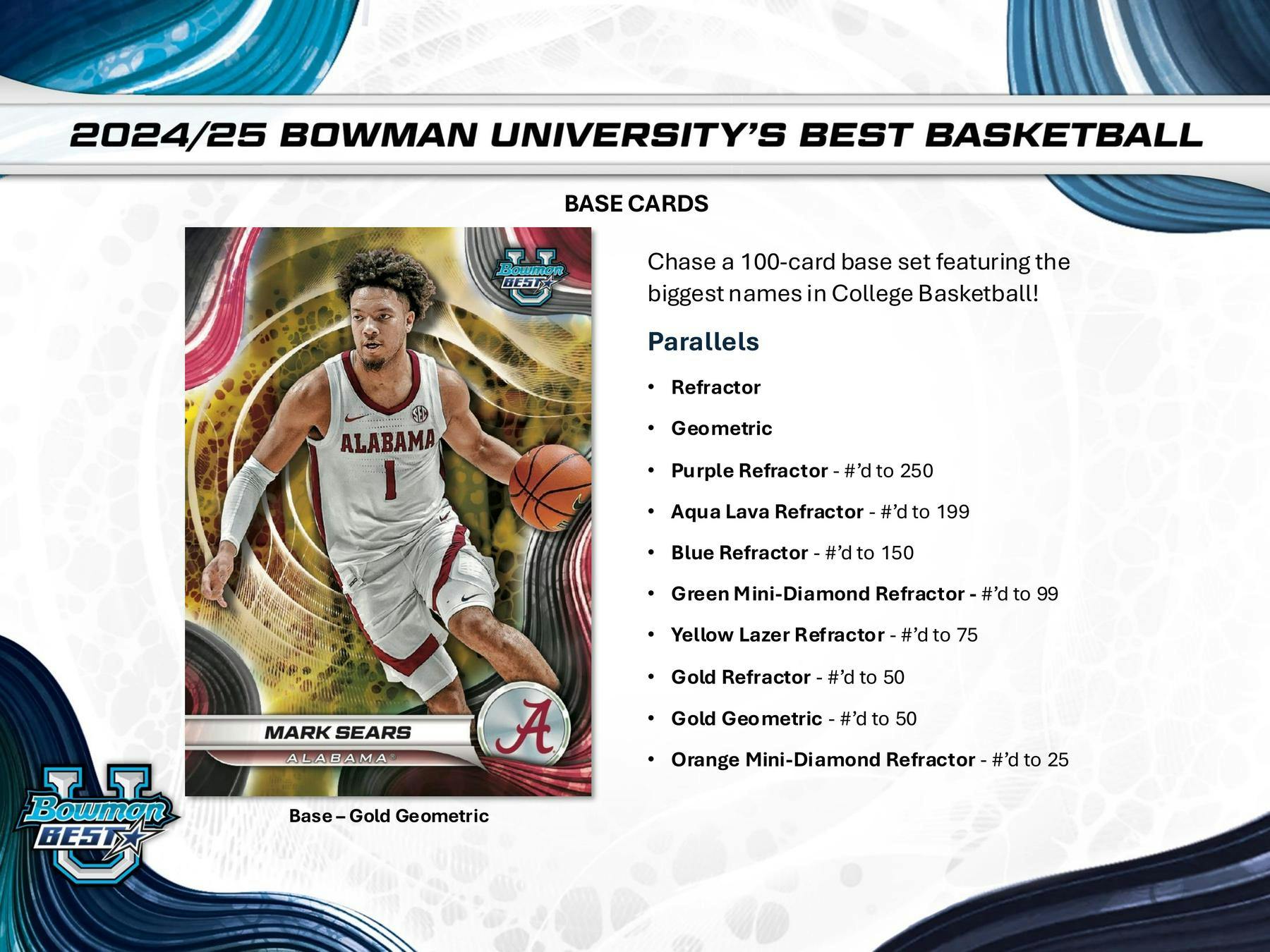 2024 - 25 Bowman University Best Basketball Hobby Box - Columbia Hobby - Sports Card Boxes - Toploaders - Card Savers
