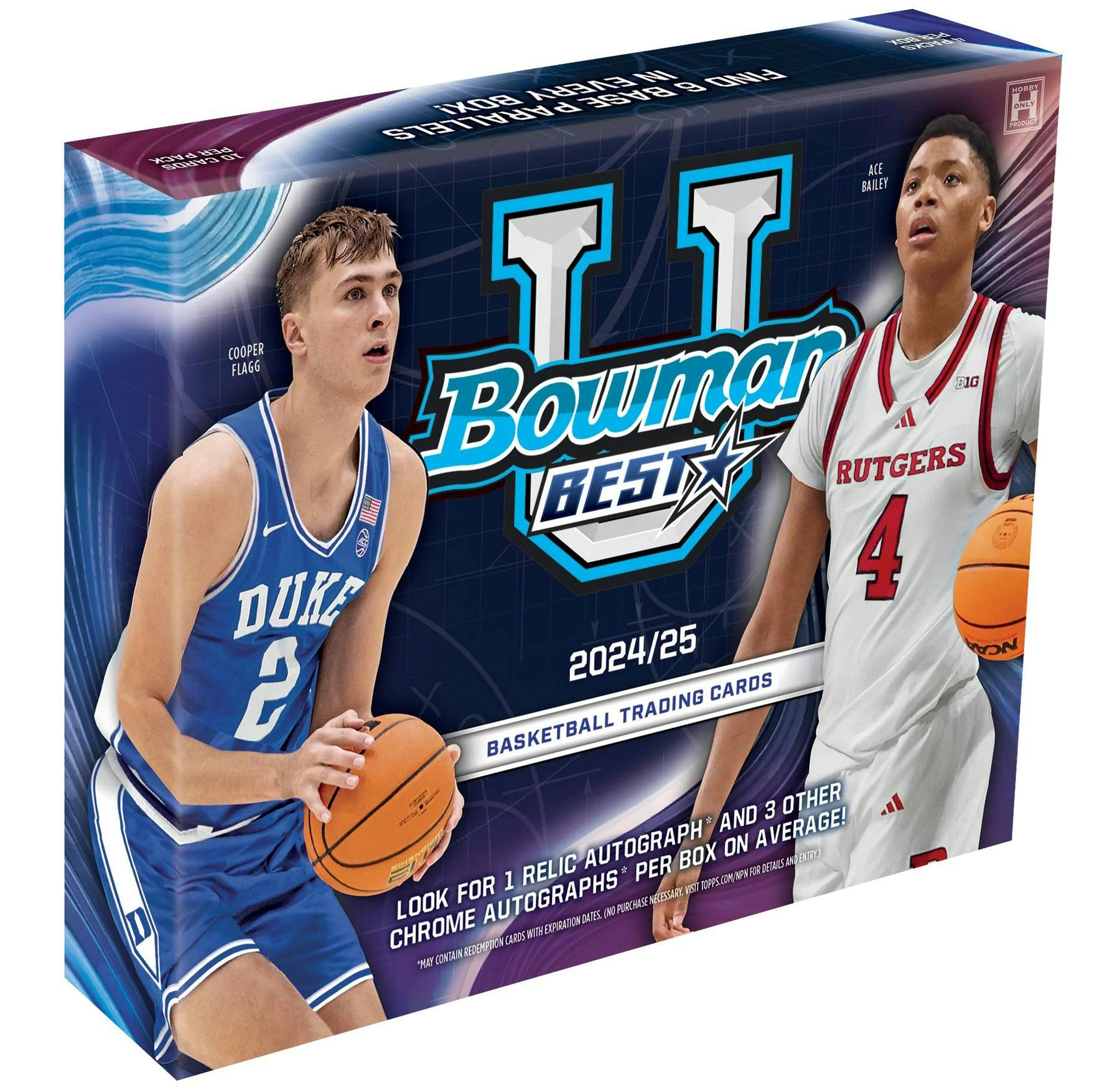 2024 - 25 Bowman University Best Basketball Hobby Box - Columbia Hobby - Sports Card Boxes - Toploaders - Card Savers