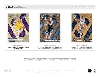 2024 - 25 Panini Mosaic Basketball Hobby Box | Columbia Sports Cards & More - Columbia Hobby - Sports Card Boxes - Toploaders - Card Savers