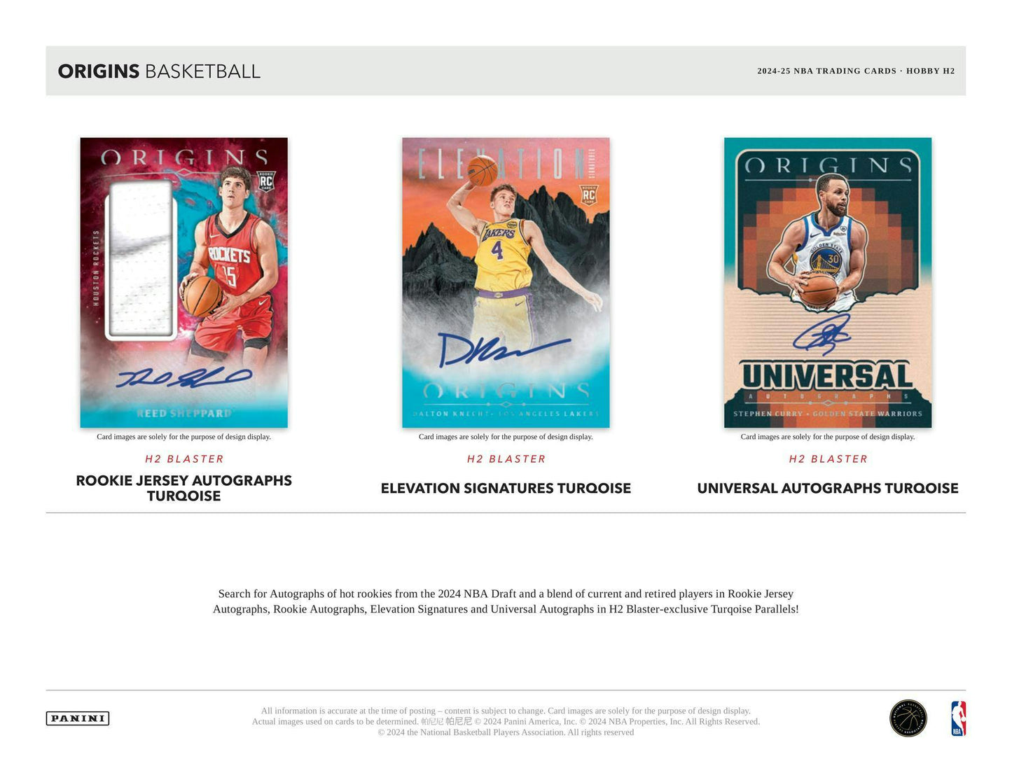 2024 - 25 Panini Origins Basketball H2 Box - Columbia Hobby - Sports Card Boxes - Toploaders - Card Savers