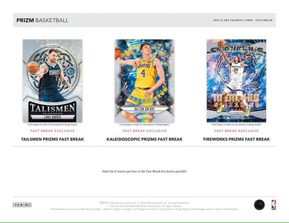 2024 - 25 Panini Prizm Basketball Fast Break Box - Columbia Hobby - Sports Card Boxes - Toploaders - Card Savers