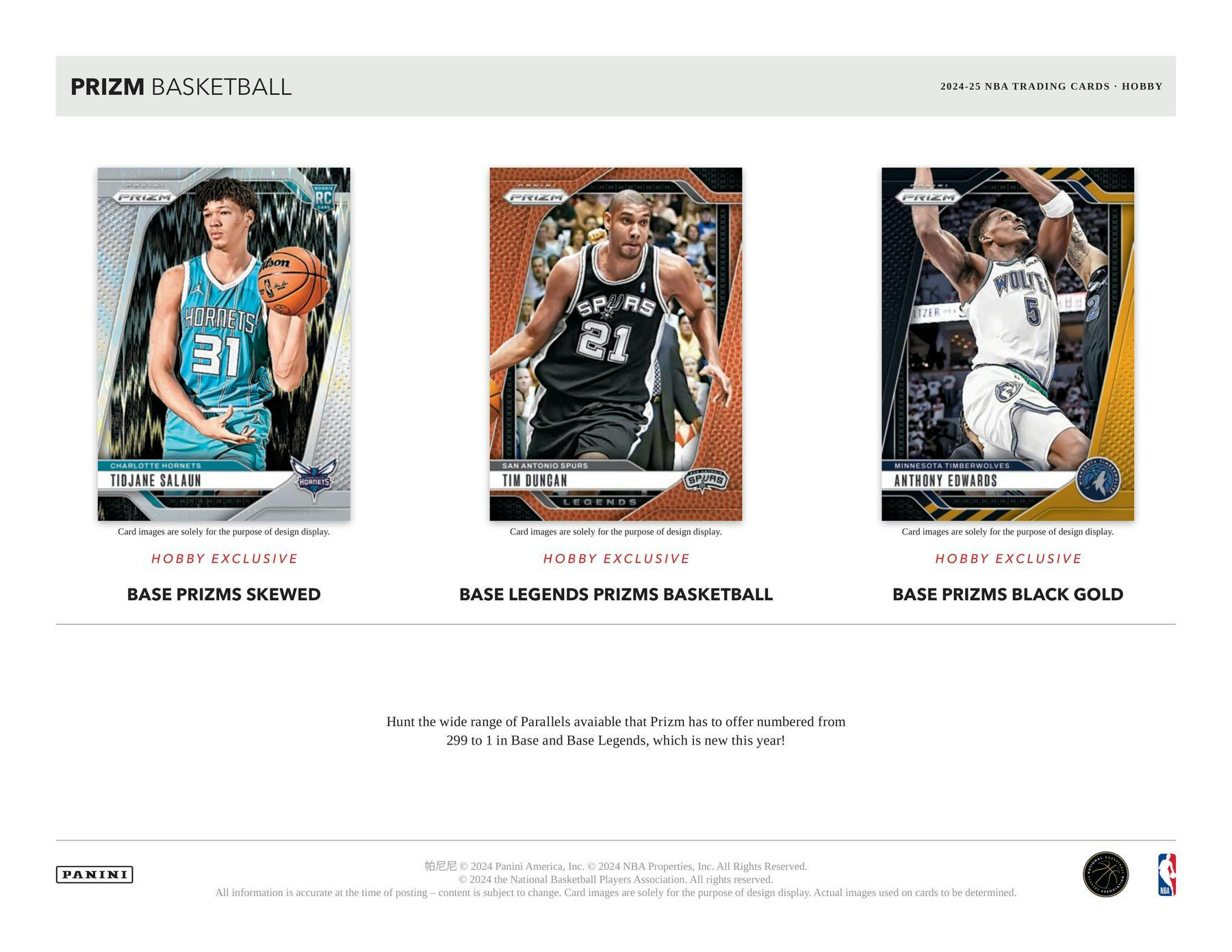 2024 - 25 Panini Prizm Basketball Hobby Box - Columbia Hobby - Sports Card Boxes - Toploaders - Card Savers