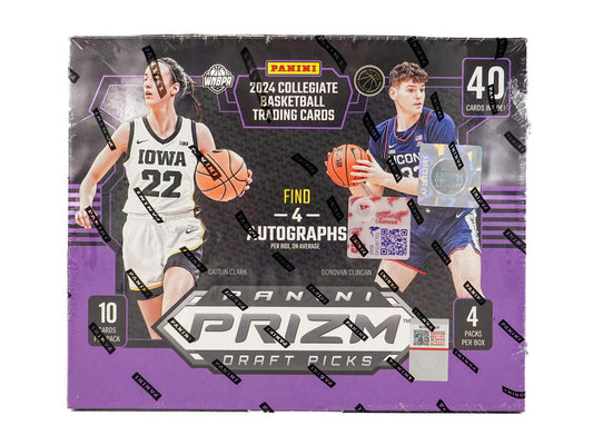 2024 - 25 Panini Prizm Draft Basketball Hobby Box - Columbia Hobby - Sports Card Boxes - Toploaders - Card Savers