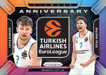 2024 - 25 Panini Prizm Turkish Airlines EuroLeague Basketball Hobby Box - Columbia Hobby - Sports Card Boxes - Toploaders - Card Savers