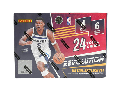 2024 - 25 Panini Revolution Basketball 6 - Pack Blaster Box - Columbia Hobby - Sports Card Boxes - Toploaders - Card Savers