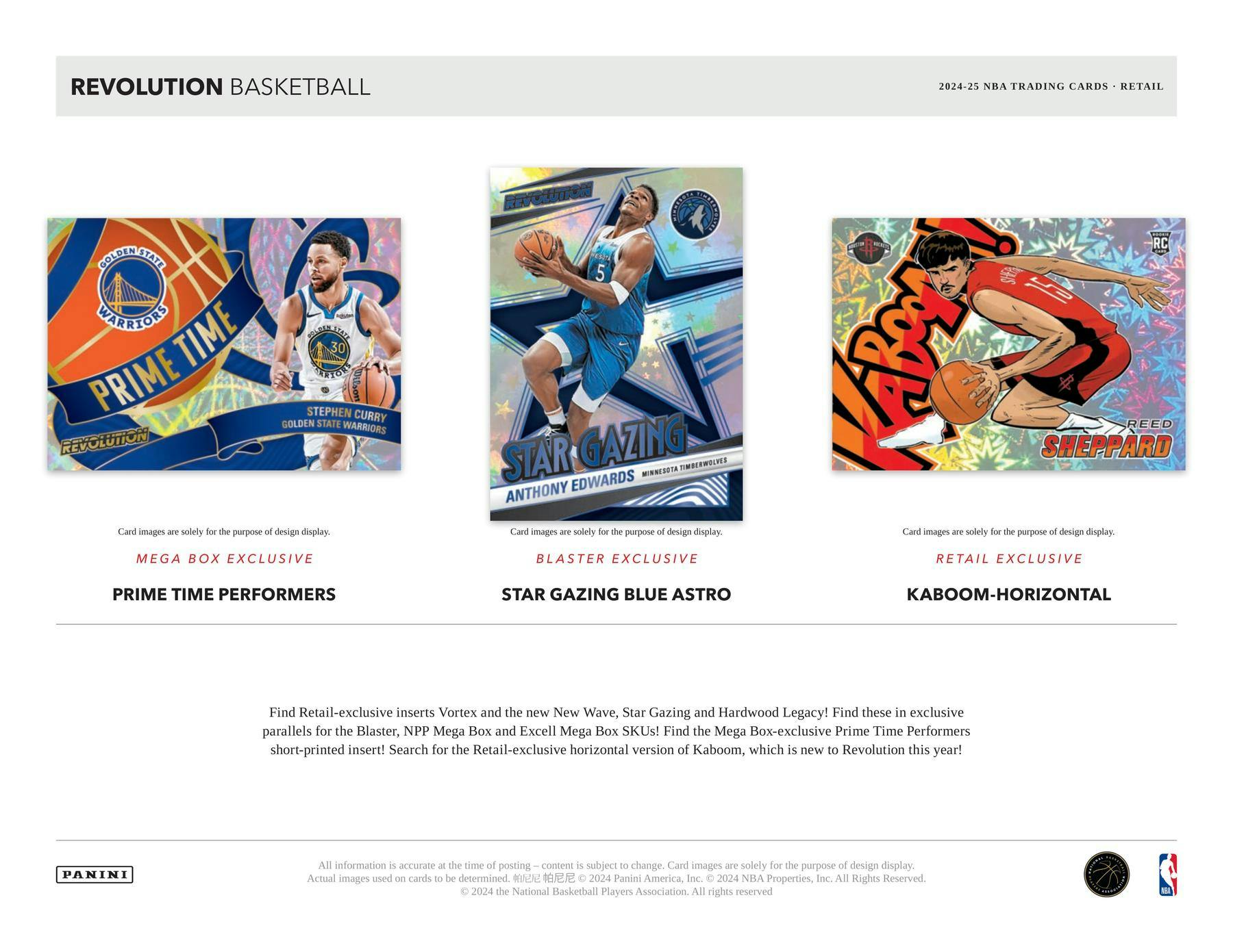 2024 - 25 Panini Revolution Basketball 6 - Pack Blaster Box - Columbia Hobby - Sports Card Boxes - Toploaders - Card Savers