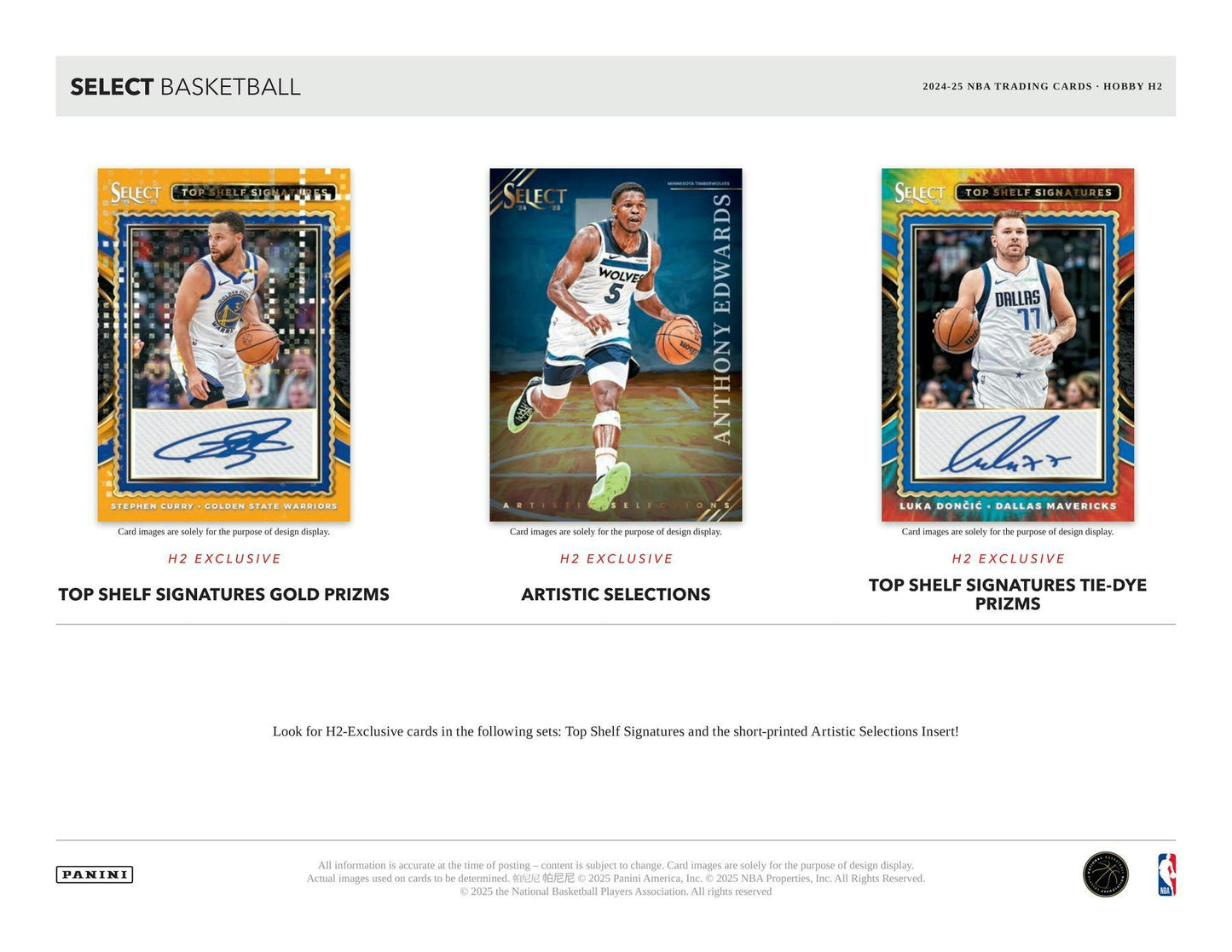 2024 - 25 Panini Select Basketball H2 Box - Columbia Hobby - Sports Card Boxes - Toploaders - Card Savers