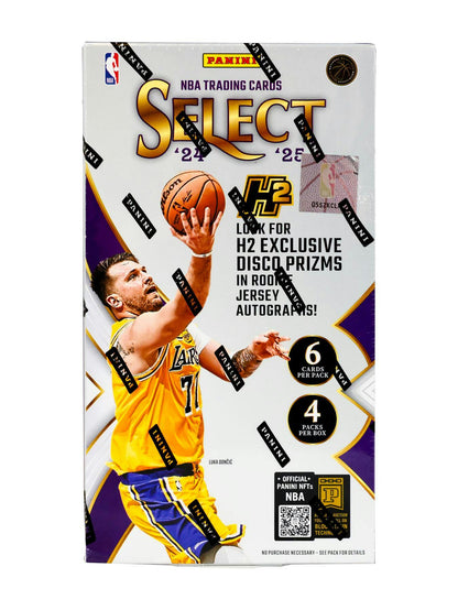 2024 - 25 Panini Select Basketball H2 Box - Columbia Hobby - Sports Card Boxes - Toploaders - Card Savers