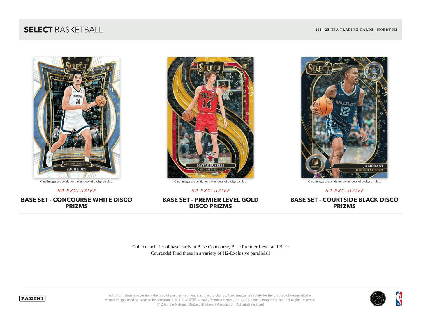 2024 - 25 Panini Select Basketball H2 Box - Columbia Hobby - Sports Card Boxes - Toploaders - Card Savers