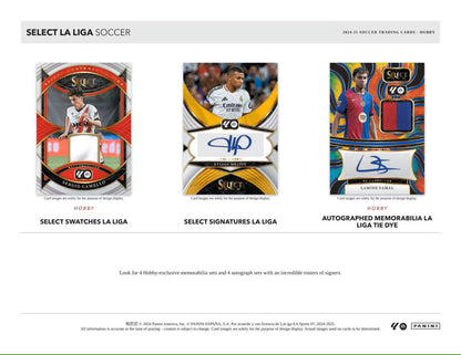 2024 - 25 Panini Select La Liga Soccer Hobby Box - Columbia Hobby - Sports Card Boxes - Toploaders - Card Savers